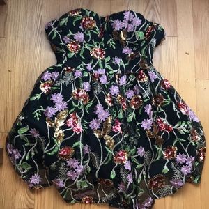 Flower sequence dress